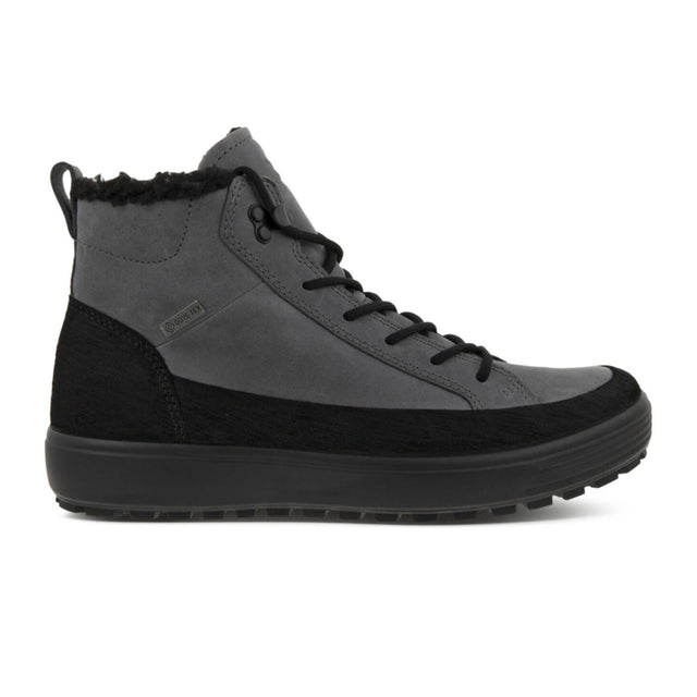 ECCO Soft 7 Tred Winter Boot (Men) - Black/Titanium Boots - Winter - Mid Boot - The Heel Shoe Fitters