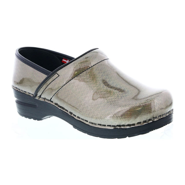 Sanita Pia Clog (Women) - Gold Dress-Casual - Clogs & Mules - The Heel Shoe Fitters