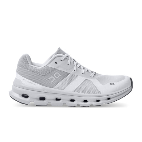 On Running Cloudrunner Running Shoe (Women) - White/Frost Athletic - Running - Neutral - The Heel Shoe Fitters