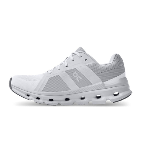 On Running Cloudrunner Running Shoe (Women) - White/Frost Athletic - Running - Neutral - The Heel Shoe Fitters