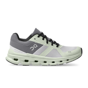 On Running Cloudrunner Running Shoe (Women) - Frost/Aloe Athletic - Running - Neutral - The Heel Shoe Fitters
