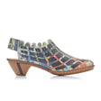 Rieker Sina 46778-91 Heeled Sandal (Women) - Ice-Multi/Ozean Dress-Casual - Heels - The Heel Shoe Fitters