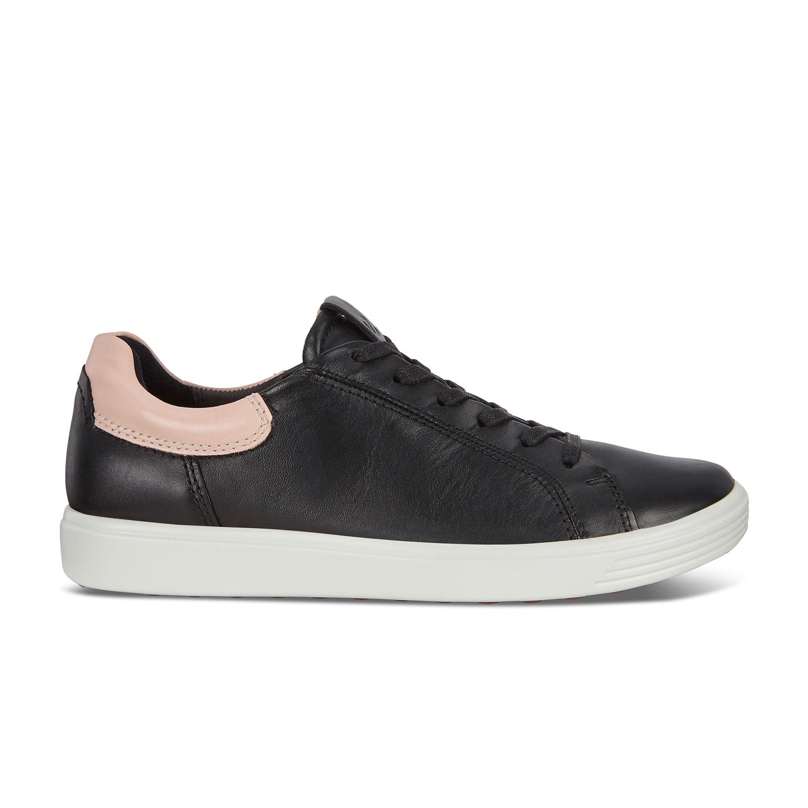 progressiv fornærme tynd Ecco Soft 7 Street Sneaker (Women) - Black/Rose Dust - The Heel Shoe Fitters