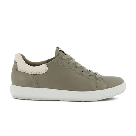 ECCO Soft 7 Street Sneaker (Women) - Vetiver/Limestone Dress-Casual - Lace Ups - The Heel Shoe Fitters