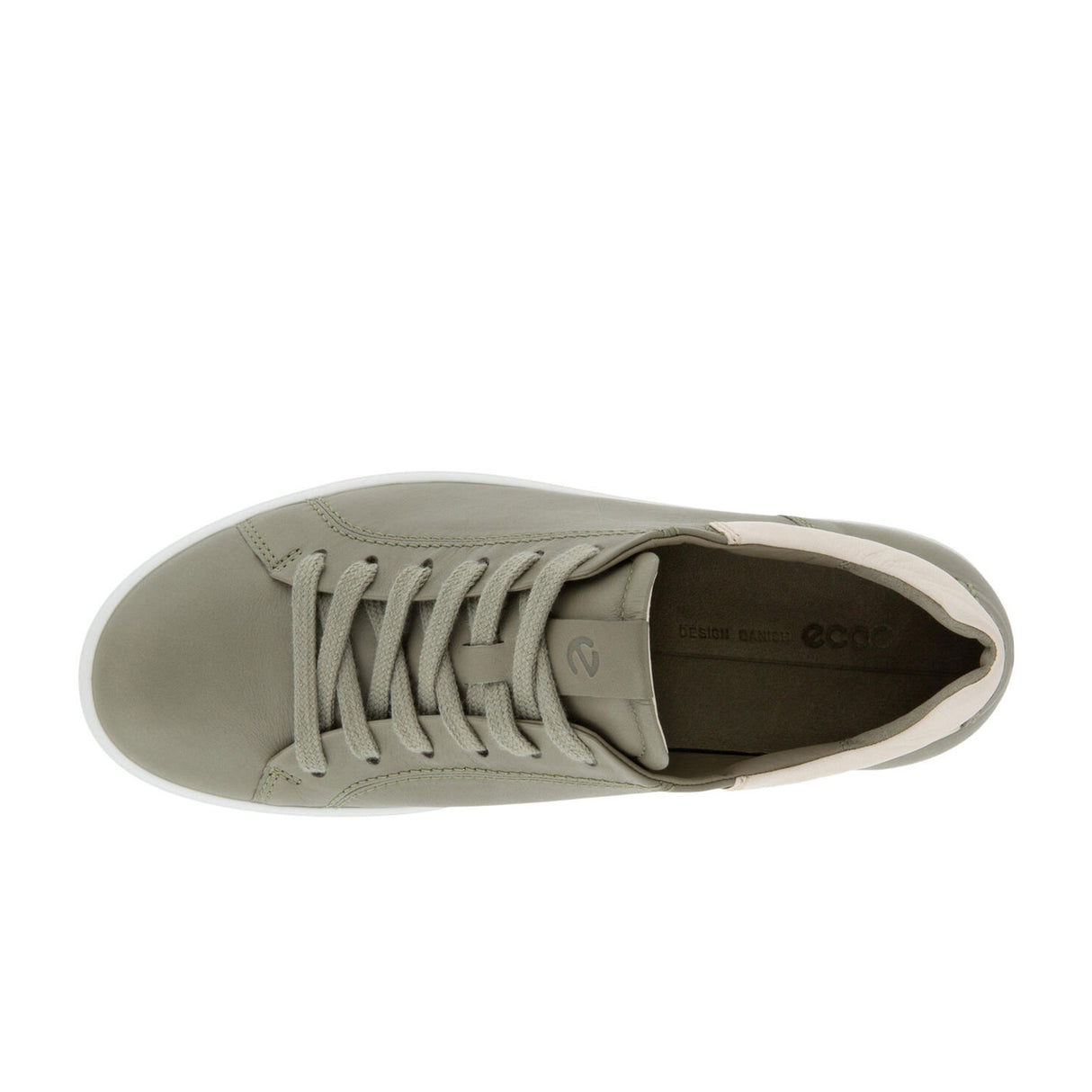 ECCO Soft 7 Street Sneaker (Women) - Vetiver/Limestone Dress-Casual - Lace Ups - The Heel Shoe Fitters