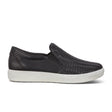 ECCO Soft 7 Woven Slip On 2.0 (Women) - Black Athletic - Casual - Slip On - The Heel Shoe Fitters