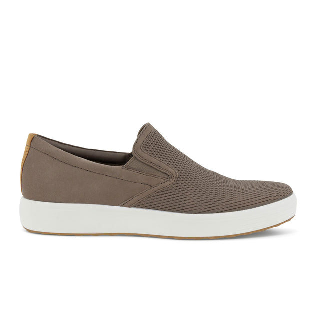 ECCO Soft 7 Slip On 2.0 (Men) - Taupe/Taupe/Lion Dress-Casual - Slip Ons - The Heel Shoe Fitters