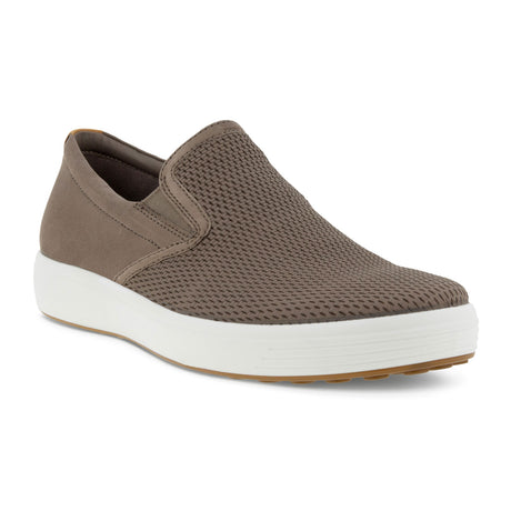 ECCO Soft 7 Slip On 2.0 (Men) - Taupe/Taupe/Lion Dress-Casual - Slip Ons - The Heel Shoe Fitters