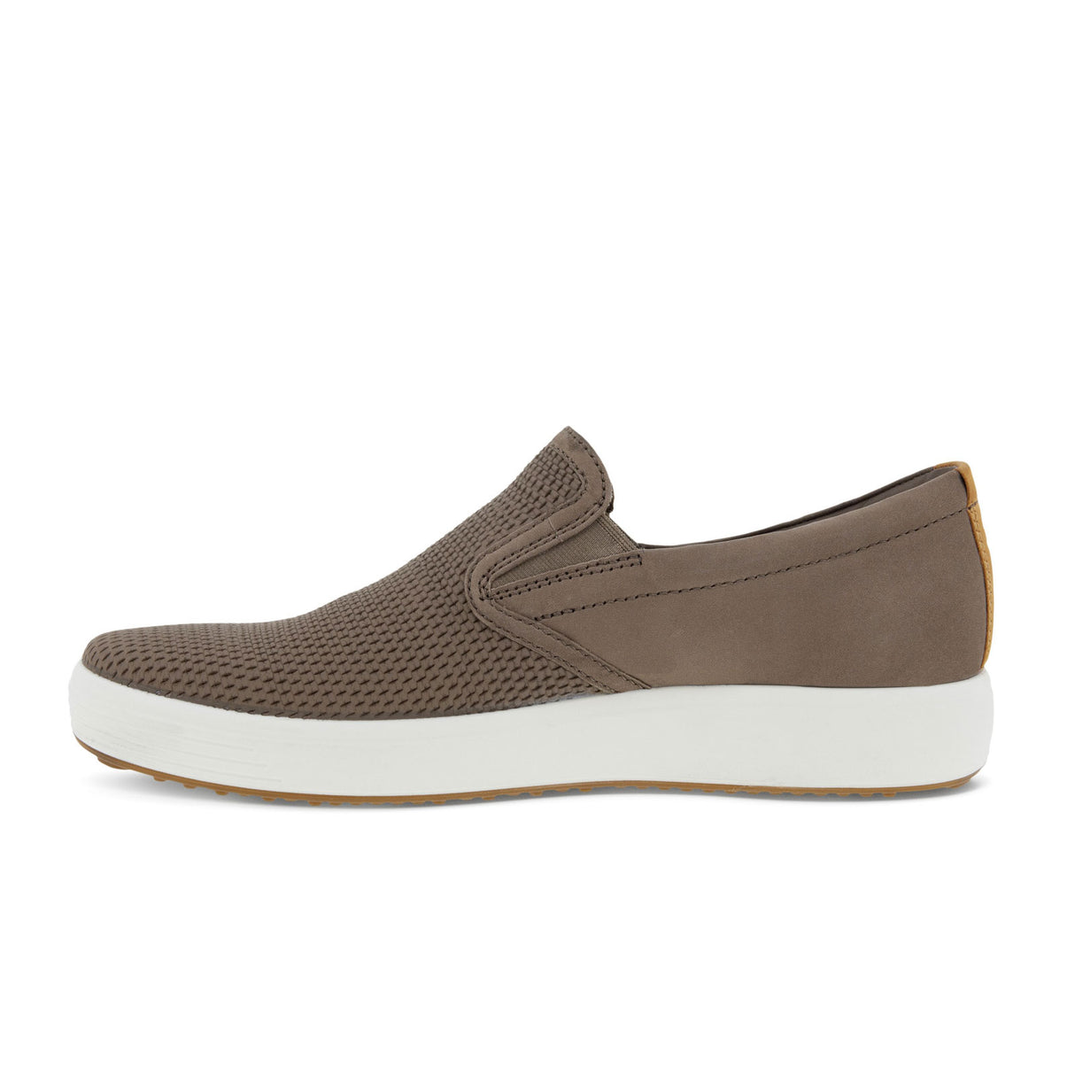 ECCO Soft 7 Slip On 2.0 (Men) - Taupe/Taupe/Lion Dress-Casual - Slip Ons - The Heel Shoe Fitters