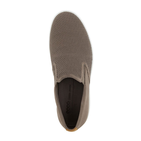 ECCO Soft 7 Slip On 2.0 (Men) - Taupe/Taupe/Lion Dress-Casual - Slip Ons - The Heel Shoe Fitters