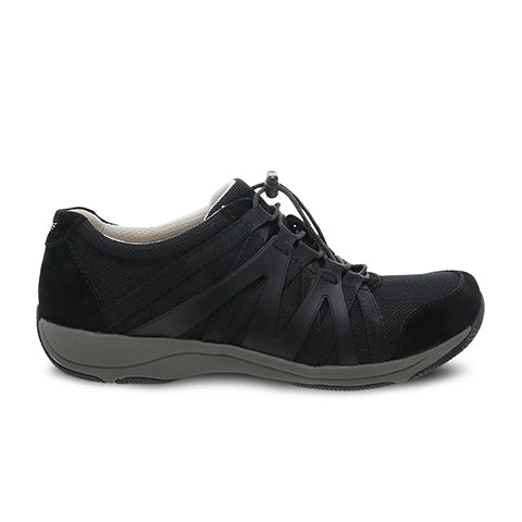 Dansko Henriette Sneaker (Women) - Black/Black Suede Athletic - Athleisure - The Heel Shoe Fitters