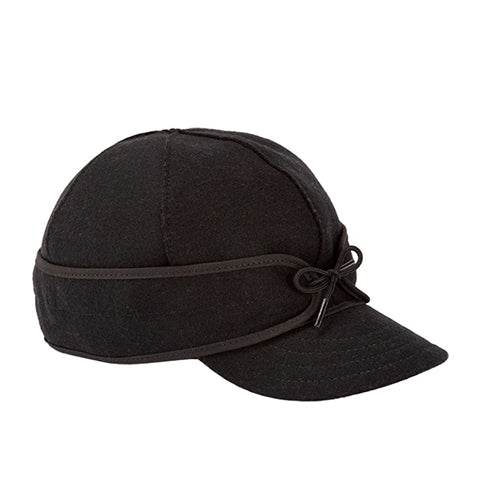 Stormy Kromer The Original Cap (Unisex) - Black Outerwear - Headwear - Brimmed Hat - The Heel Shoe Fitters