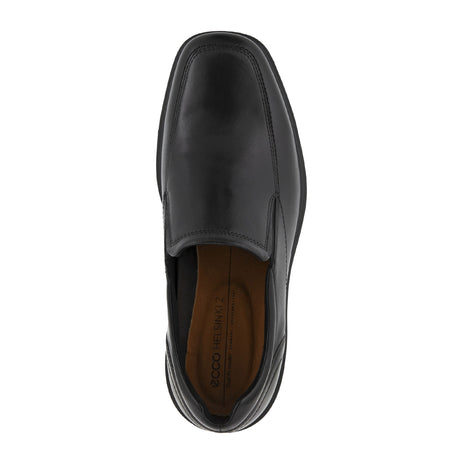 ECCO Helsinki 2.0 Apron Toe Slip On Loafer (Men) - Black Dress-Casual - Slip On - The Heel Shoe Fitters