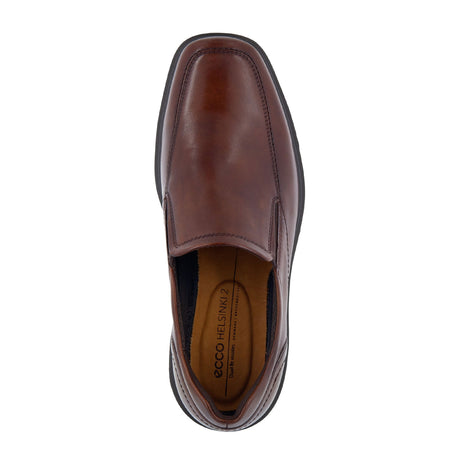 ECCO Helsinki 2.0 Apron Toe Slip On Loafer (Men) - Cognac Dress-Casual - Slip Ons - The Heel Shoe Fitters