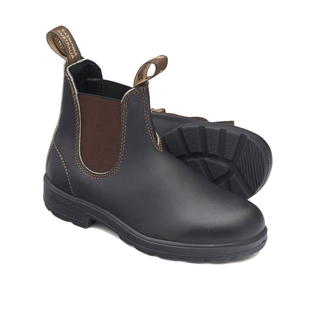 Blundstone Original 500 Chelsea Boot (Unisex) - Stout Brown Boots - Casual - Low - The Heel Shoe Fitters