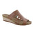 Naot Carriage Wedge Sandal (Women) - Mocha Rose Leather Sandals - Wedge - The Heel Shoe Fitters