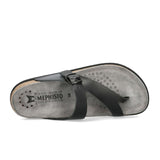 Mephisto Helen Plus Sandal (Women) - Black Waxy Sandals - Slide - The Heel Shoe Fitters