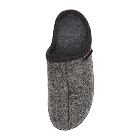 Haflinger AT Hardsole Slipper (Unisex) - Grey Speckle Dress-Casual - Slippers - The Heel Shoe Fitters