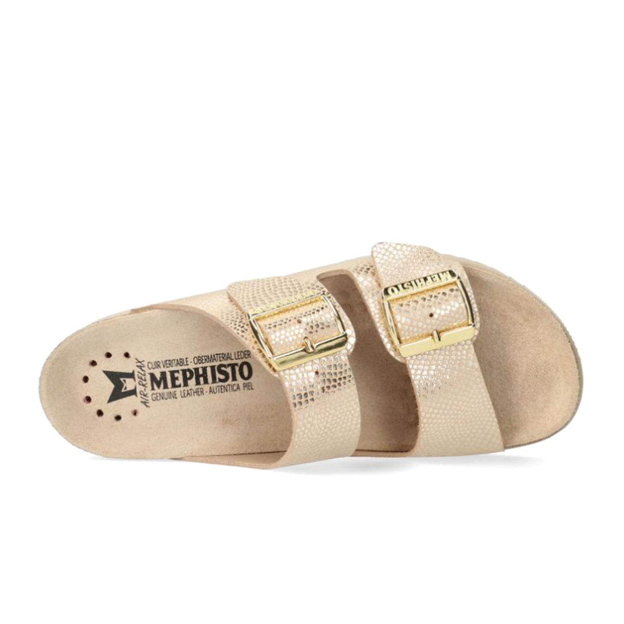 Mephisto Hester Slide Sandal (Women) - Light Sand Havana Sandals - Slide - The Heel Shoe Fitters