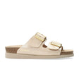 Mephisto Hester (Women) - Light Sand Havana Sandals - Slide - The Heel Shoe Fitters