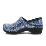 Dansko LT Pro Clog (Women) - Blue Waves Patent Dress-Casual - Clogs & Mules - The Heel Shoe Fitters