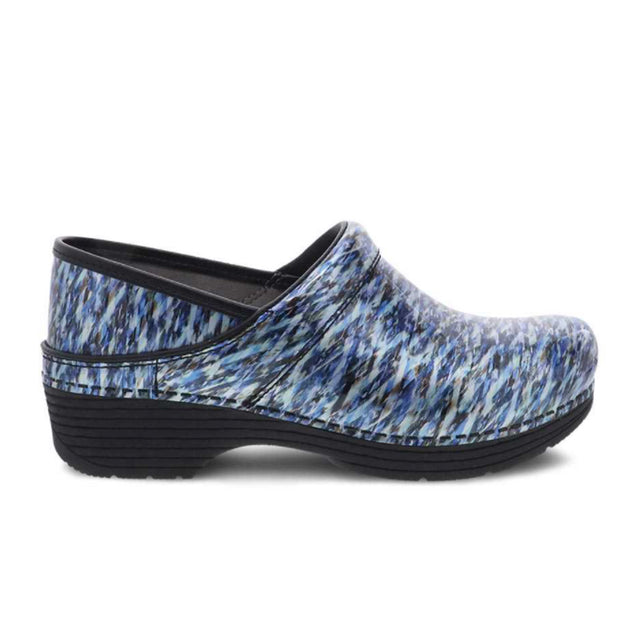Dansko LT Pro Clog (Women) - Blue Waves Patent Dress-Casual - Clogs & Mules - The Heel Shoe Fitters