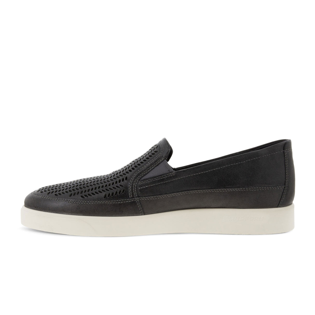 ECCO Street Lite Summer Slip On (Men) - Titanium Dress-Casual - Slip Ons - The Heel Shoe Fitters