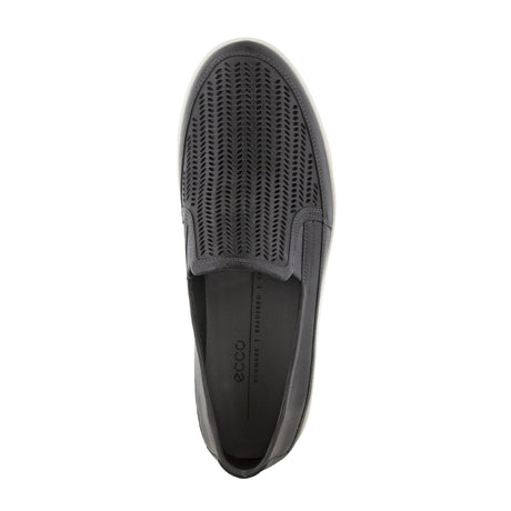 ECCO Street Lite Summer Slip On Loafer (Men) - Titanium Dress-Casual - Slip Ons - The Heel Shoe Fitters