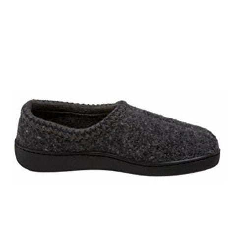 Haflinger ATB73 Slipper (Unisex) - Grey Speckle Dress-Casual - Slippers - The Heel Shoe Fitters