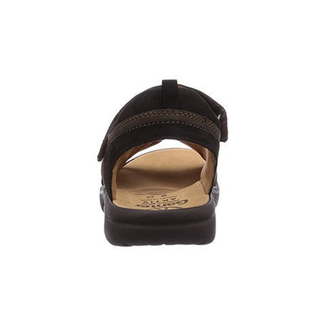 Ganter Gero Backstrap Sandal (Men) - Nut/Black Sandals - Backstrap - The Heel Shoe Fitters