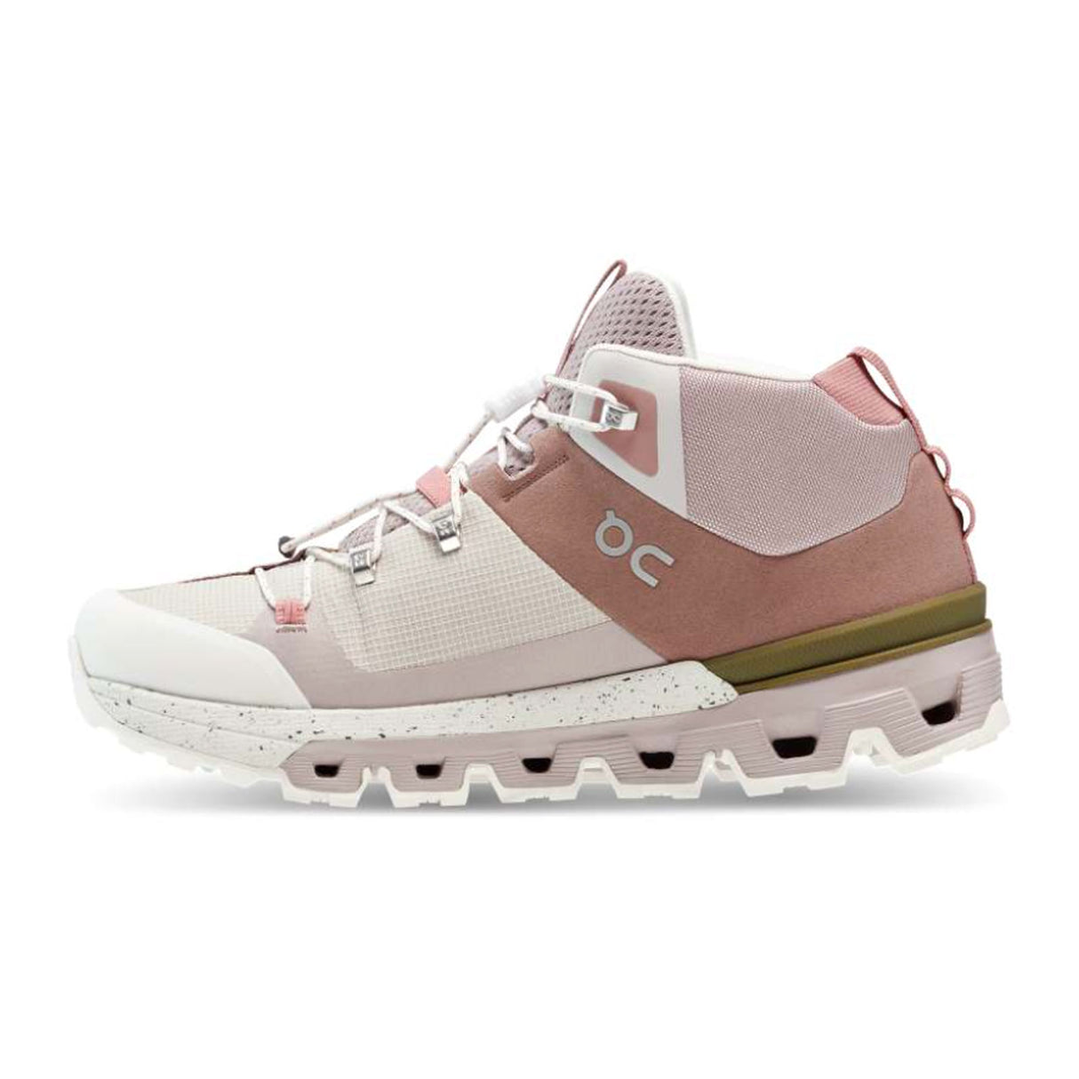 On Running Cloudtrax Running Shoe (Women) - Rose/Ivory Hiking - Low - The Heel Shoe Fitters