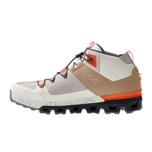 On Running Cloudtrax Running Shoe (Men) - Chai/Ivory Athletic - Hiking - Mid - The Heel Shoe Fitters