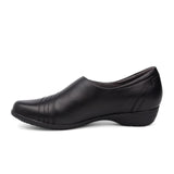 Dansko Franny Slip On (Women) - Black Milled Nappa Dress-Casual - Monk Straps - The Heel Shoe Fitters
