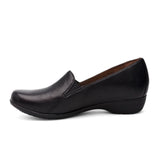 Dansko Farah Slip On (Women) - Black Milled Nappa Dress-Casual - Slip Ons - The Heel Shoe Fitters