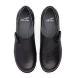 Dansko Franny Wide Slip On (Women) - Black Dress-Casual - Monk Straps - The Heel Shoe Fitters