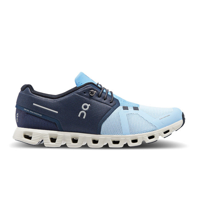 On Running Cloud 5 Running Shoe (Men) - Midnight/Chambray Athletic - Running - The Heel Shoe Fitters