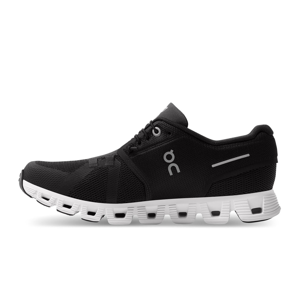 On Running Cloud 5 Running Shoe (Women) - Black/White Athletic - Running - The Heel Shoe Fitters