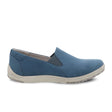 Dansko Laraine Slip On Sneaker (Women) - Blue Waterproof Nubuck Dress-Casual - Slip Ons - The Heel Shoe Fitters