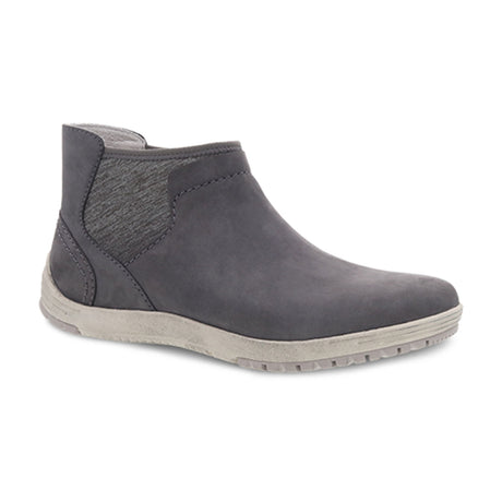 Dansko Lizette Ankle Boot (Women) - Grey Waterproof Nubuck Boots - Fashion - Ankle Boot - The Heel Shoe Fitters