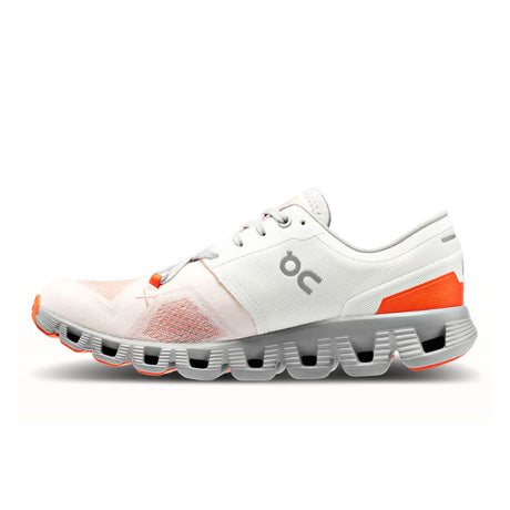On Running Cloud X 3 Running Shoe (Women) - Ivory/Alloy Athletic - Running - The Heel Shoe Fitters