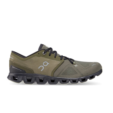 On Running Cloud X 3 Running Shoe (Men) - Olive/Reseda Athletic - Running - The Heel Shoe Fitters