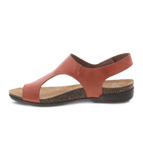Dansko Reece Thong Sandal (Women) - Orange Waxy Burnished Sandals - Thong - The Heel Shoe Fitters