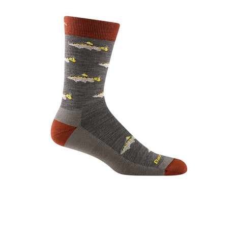 Darn Tough Spey Fly Crew Sock (Men) - Taupe Accessories - Socks - Lifestyle - The Heel Shoe Fitters