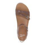 Dansko Janelle Sandal (Women) - Tan Glazed Kid Leather Sandals - Backstrap Sandals - The Heel Shoe Fitters