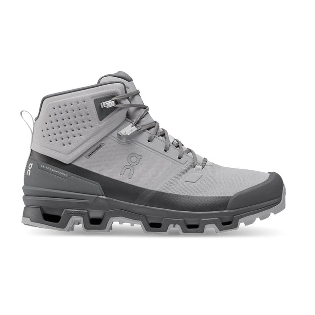 On Running Cloudrock 2 Waterproof Mid Hiking Boot (Men) - Alloy/Eclipse Athletic - Running - The Heel Shoe Fitters