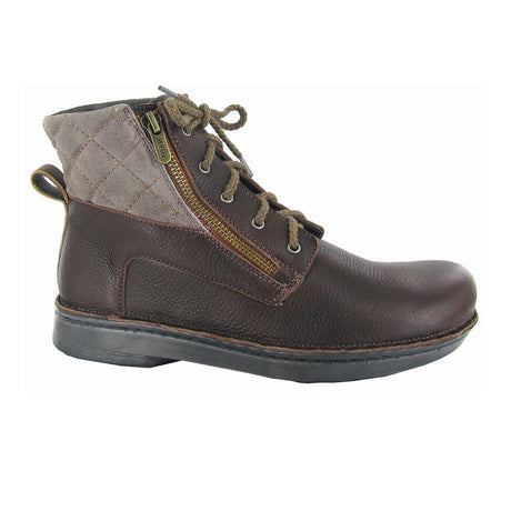 Naot Castera Ankle Boot (Women) - Soft Brown/Taupe Gray/Saddle Brown Boots - Fashion - Mid Boot - The Heel Shoe Fitters
