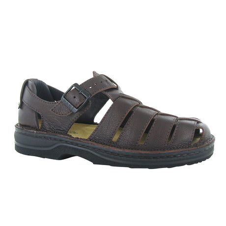 Naot Julius Espadrille Sandal (Men) - Soft Brown Leather Sandals - Active - The Heel Shoe Fitters