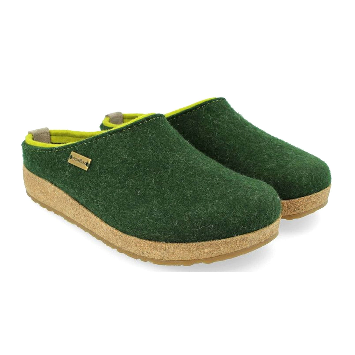 Haflinger Kris Clog (Unisex) - Evergreen Dress-Casual - Clogs & Mules - The Heel Shoe Fitters