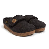 Haflinger Hanna Clog (Women) - Charcoal Dress-Casual - Clogs & Mules - The Heel Shoe Fitters