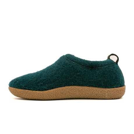 Haflinger Guido Slipper (Unisex) - Fir Dress-Casual - Clogs & Mules - The Heel Shoe Fitters